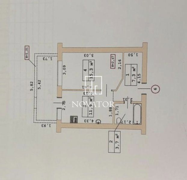 Квартира на вул. Степанівська в Києві, ID 360949, фото №10