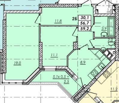 Квартира на Овідіопольська дорога, 3, ID 360964, фото №1