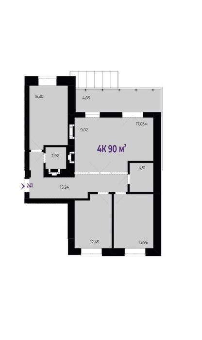 Квартира на ЖК «Віденський» в Івано-Франківську, ID 361216, фото №4