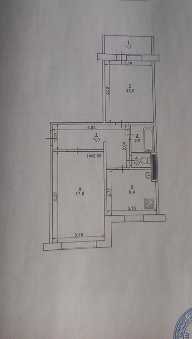 Квартира на Металургійний в Кривому Розі, ID 362262, фото №5