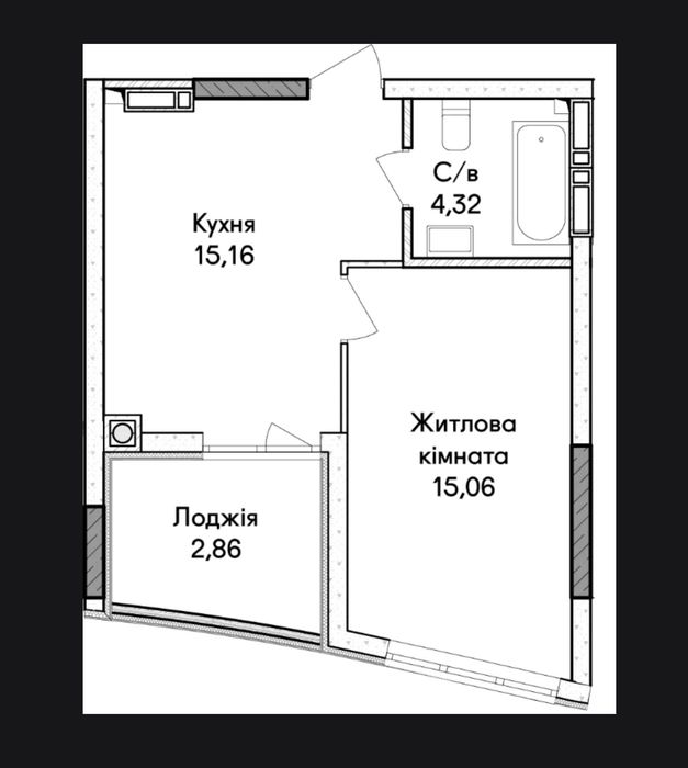 Квартира на Ірпінь в Києві, ID 362347, фото №13