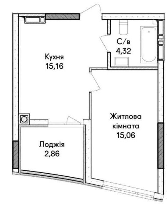 Квартира на ЖК Синергія Сіті в Києві, ID 362902, фото №2