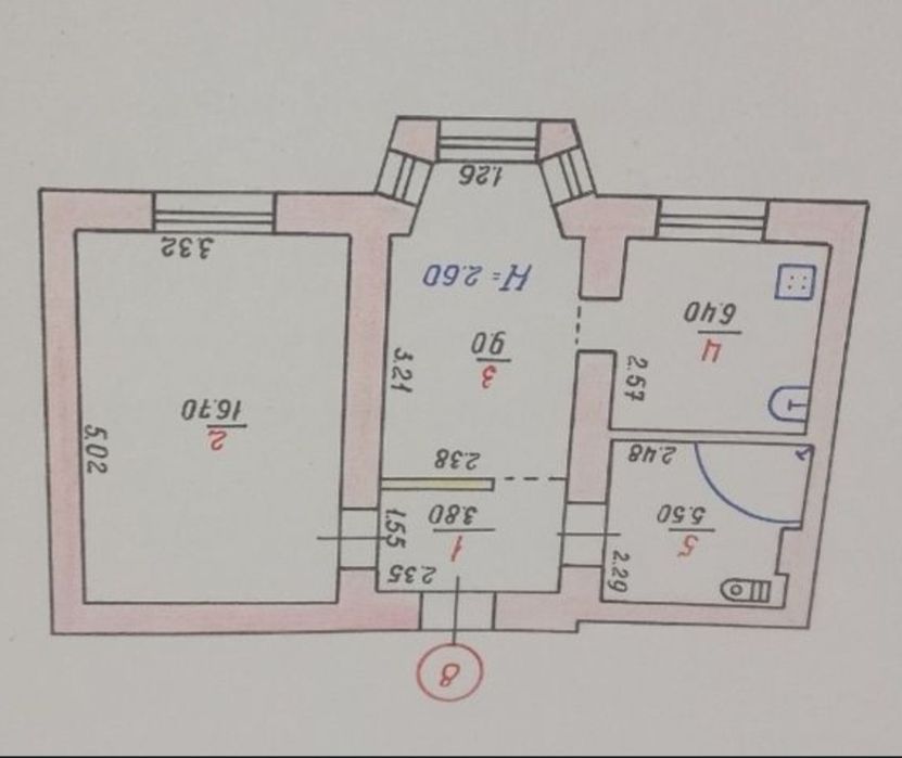 Квартира на На, 9 лікарні в Кривому Розі, ID 364866, фото №6