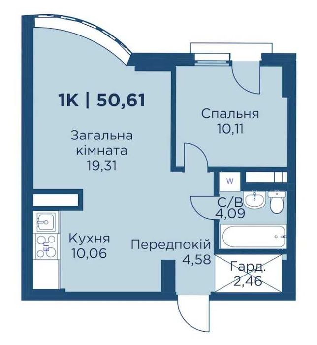 Квартира на ЖК Листопад в Івано-Франківську, ID 368245, фото №15