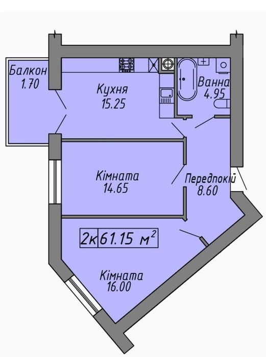 Квартира на ЖК «Скандинавія» в Івано-Франківську, ID 370700, фото №2