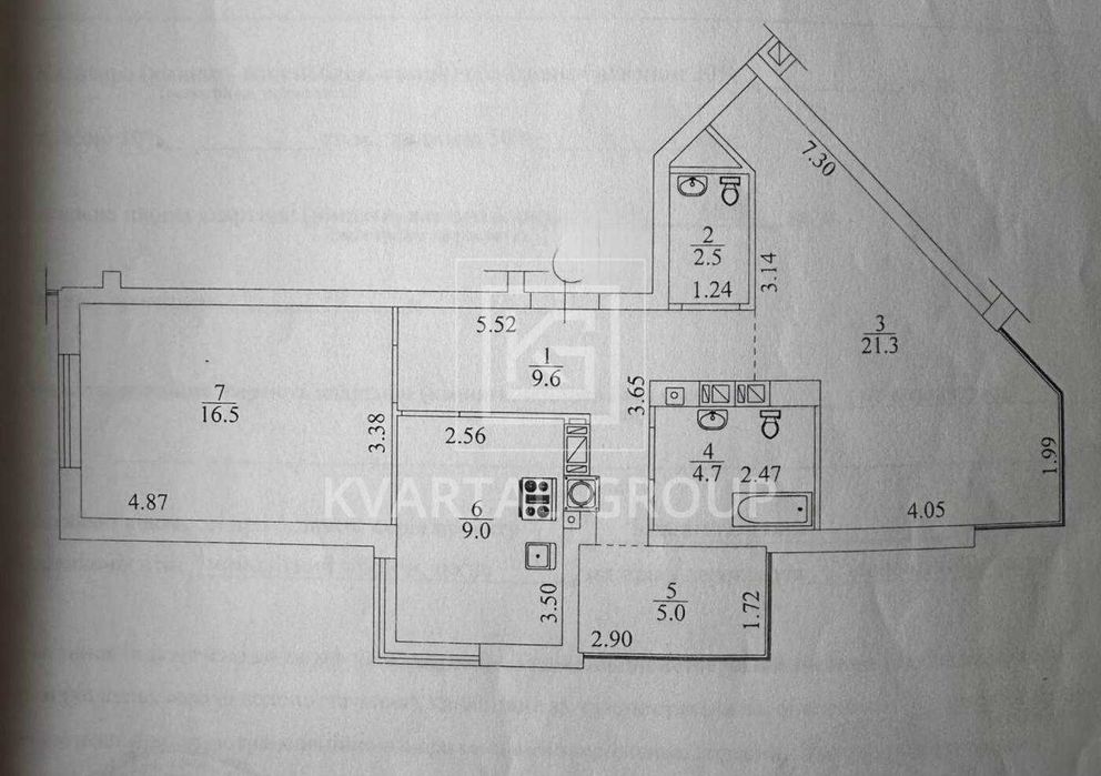 Квартира на ЖК На Прорізній в Києві, ID 387727, фото №17