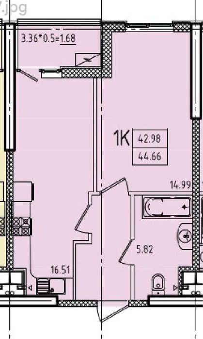 Квартира на вул. Генуэзка в Одесі, ID 369985, фото №7