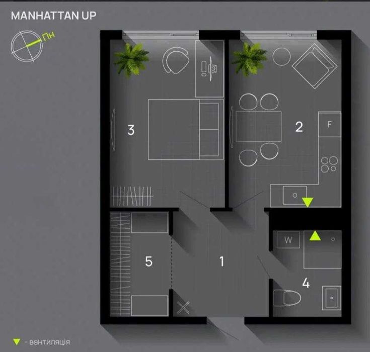 Квартира на ЖК Manhattan UP в Івано-Франківську, ID 371630, фото №6