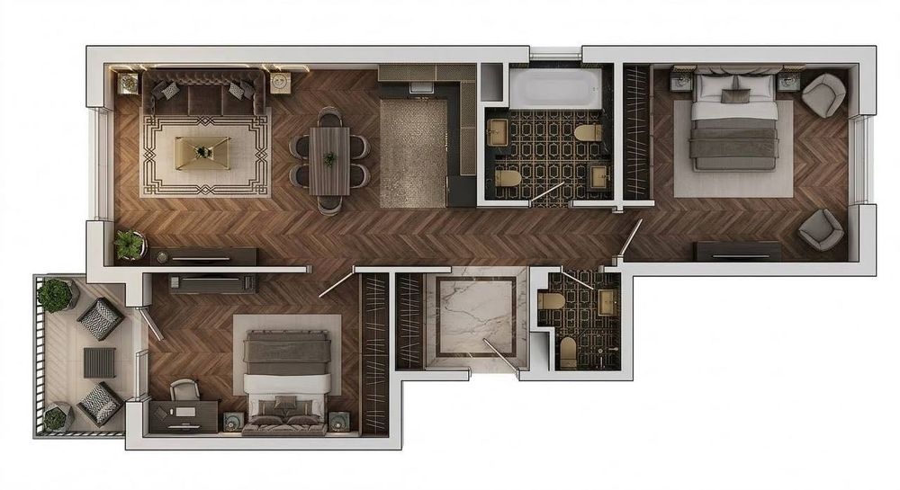 Квартира на вул. Микільсько-Слобідська, 15 в Києві, ID 372858, фото №4