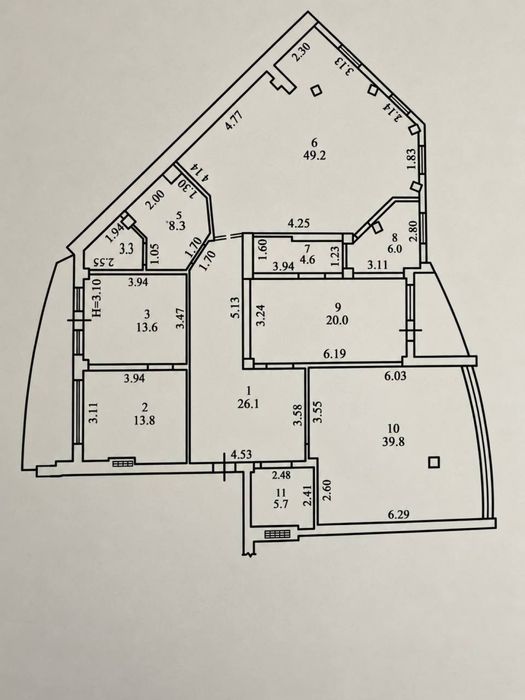 Квартира на пров. Мукачівський, 6 в Одесі, ID 374583, фото №18