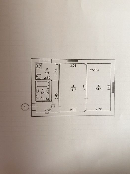 Квартира на вул. Кузьми Скрябіна, 16 в Києві, ID 374924, фото №5