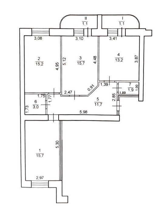 Квартира на вул. Єськова, 26 в Чернігові, ID 376313, фото №22
