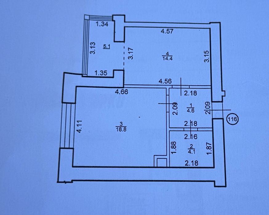 Квартира на вул. Симоненка, 23 в Івано-Франківську, ID 376348, фото №12