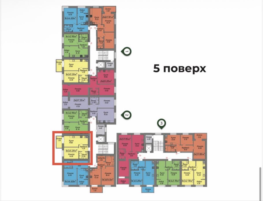 Квартира на ЖК Скандинавія в Івано-Франківську, ID 377667, фото №5