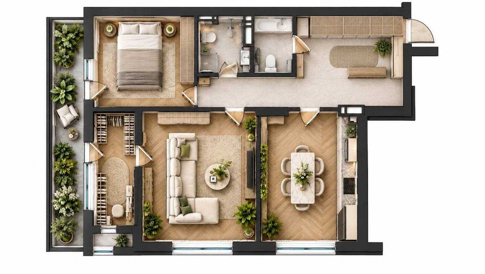 Квартира на вул. Миколи Пимоненка, 19 в Києві, ID 378159, фото №3