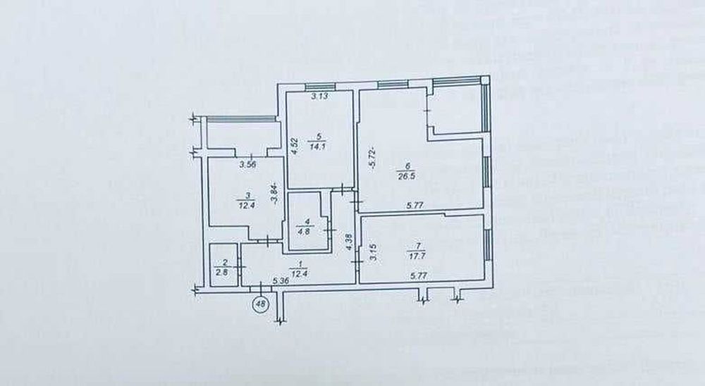 Квартира на вул. Молодіжна, 30 в Київ, ID 378313, фото №2
