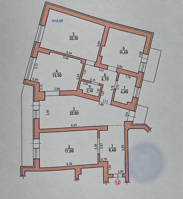 Квартира на вул. Пумнула в Чернівцях, ID 378353, фото №15