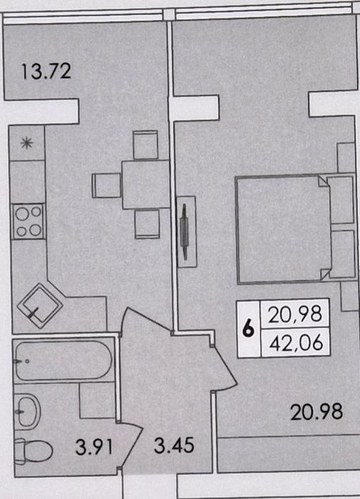 Квартира на Green Village в Житомирі, ID 381792, фото №2