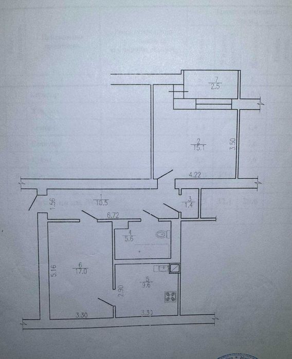 Квартира на вул. Соборності в Кривому Розі, ID 379771, фото №19