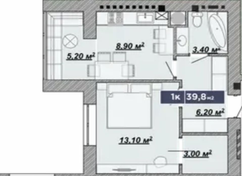 Квартира на ЖК Надрічний в Івано-Франківську, ID 380714, фото №7
