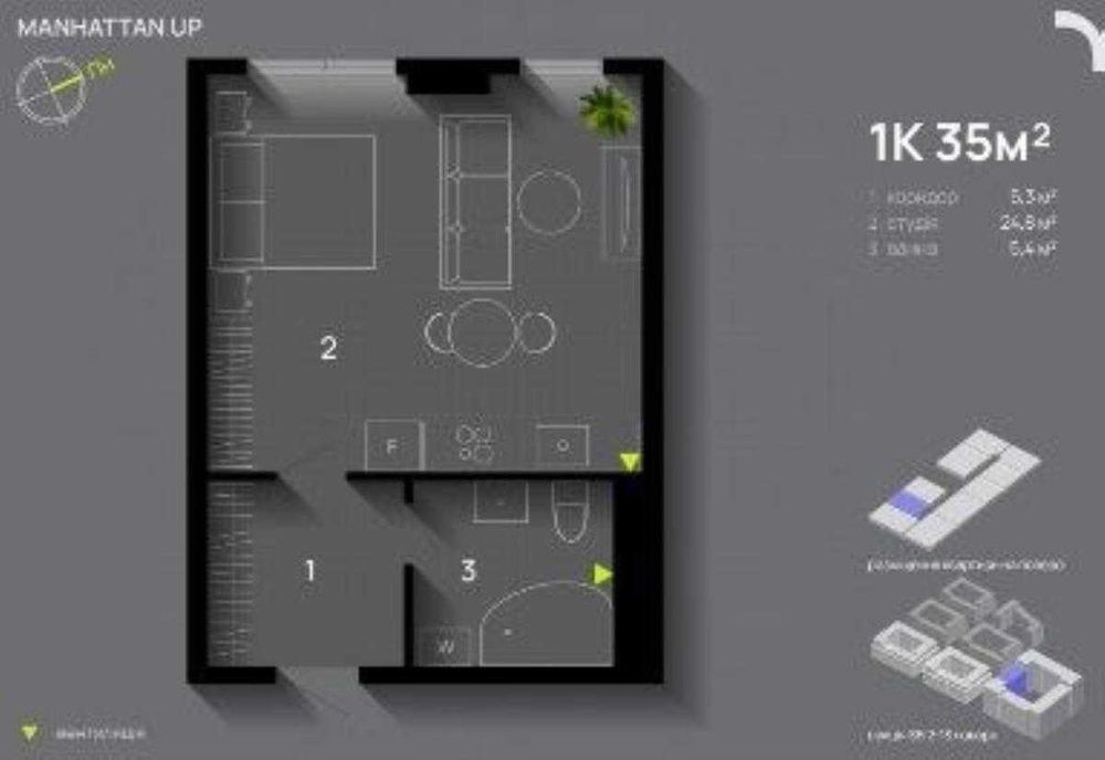 Квартира на ЖК Manhattan Up в Івано-Франківську, ID 382163, фото №2