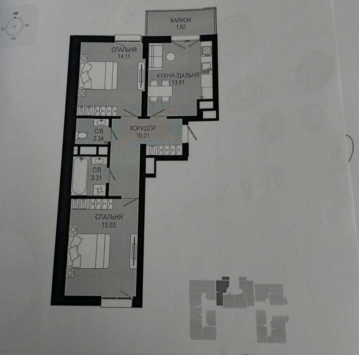 Квартира на вул. Щурата, 2 в Львові, ID 382887, фото №2