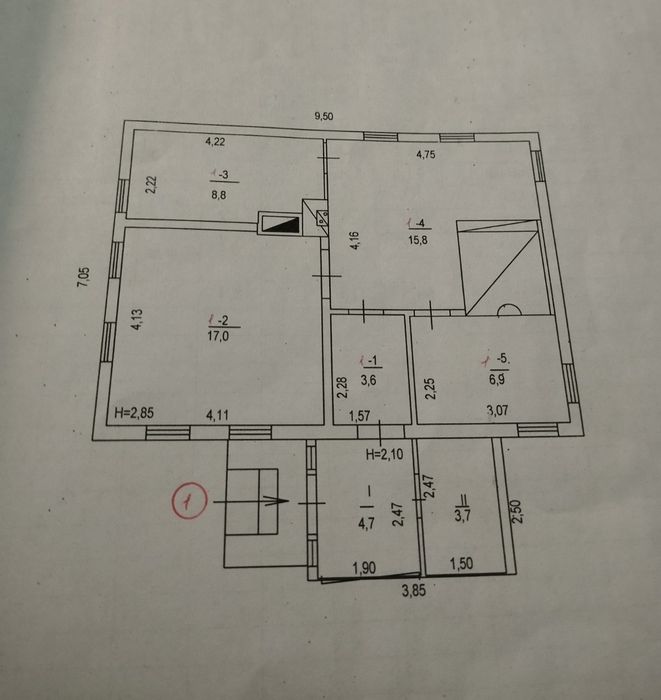 Будинок на Чернігівська область, Вікторівка, ID 423452, фото №5