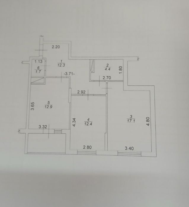 Квартира на вул. Сергія Москаленка, 55 в Києві, ID 384223, фото №17