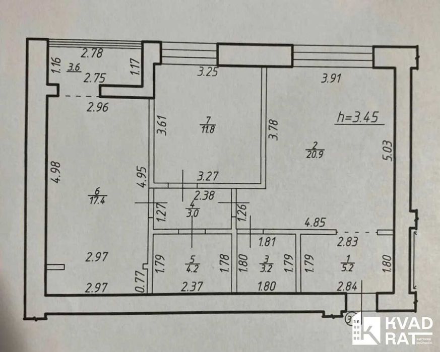 Квартира — Івано-Франківськ в Івано-Франківську, ID 384472, фото №8