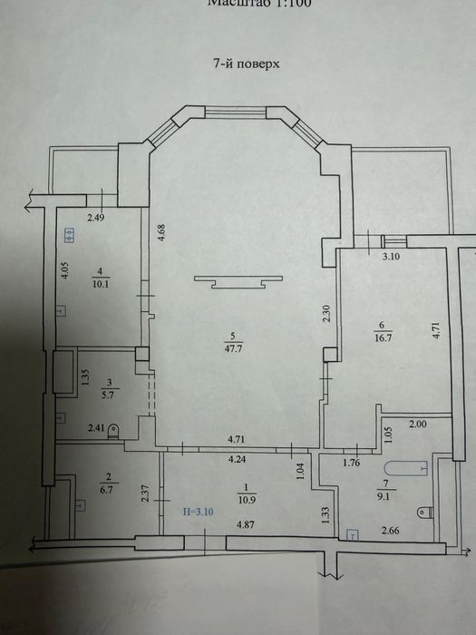 Квартира на вул. Ярослава Мудрого, 30А в Харкові, ID 385155, фото №8