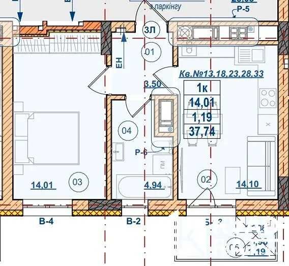 Квартира на ЖК Perfect House в Івано-Франківську, ID 385971, фото №4