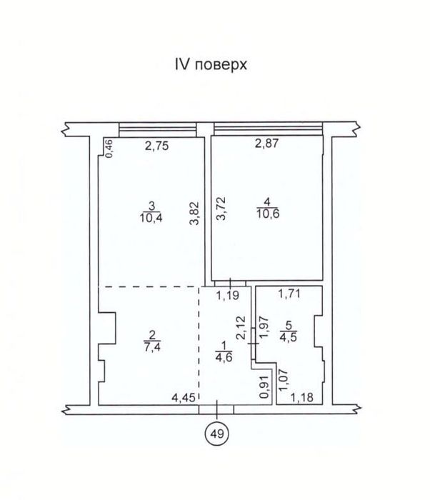 Квартира на вул. Сергія Мартина, 4Б в Ужгороді, ID 387407, фото №3