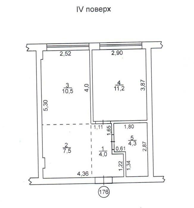 Квартира на вул. Сергія Мартина, 4Б в Ужгороді, ID 387430, фото №2