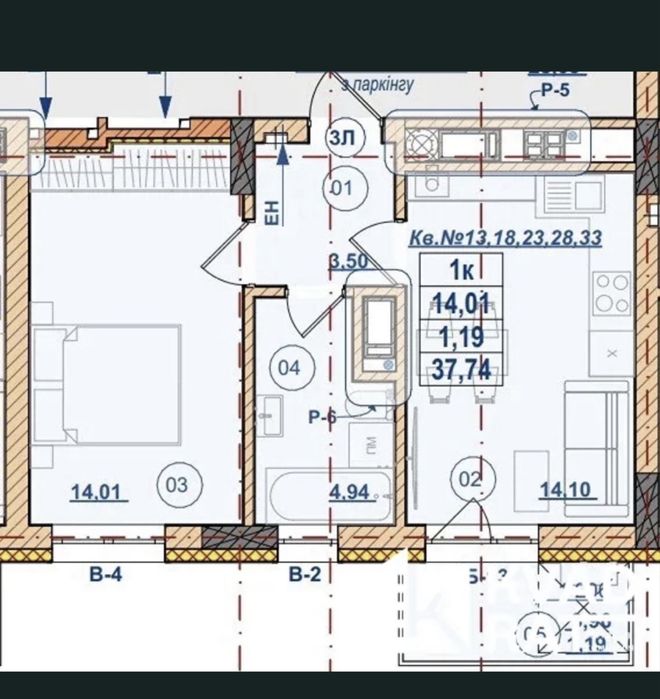 Квартира на ЖК Perfect House в Івано-Франківську, ID 395088, фото №2