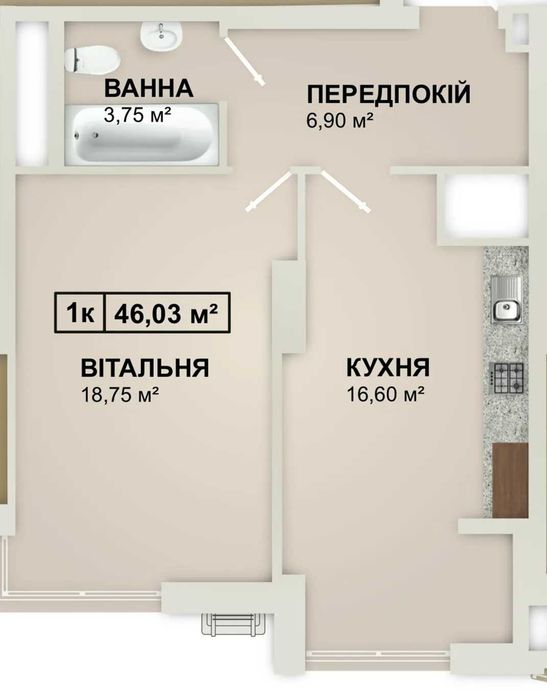 Квартира на вул. Івасюка в Івано-Франківську, ID 395972, фото №11