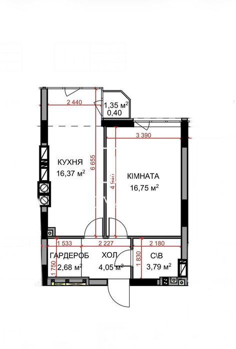 Квартира на ЖК на Прорізній в Києві, ID 398076, фото №8