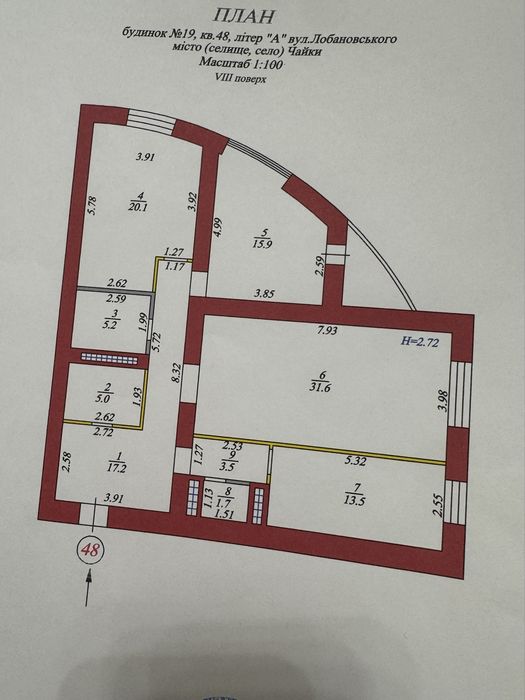 Квартира на вул. Лобановського, 19 в Києві, ID 398143, фото №22