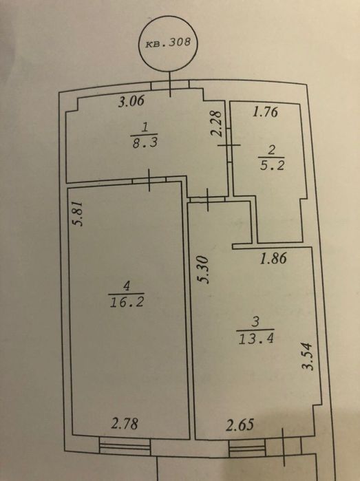 Квартира на Гефест в Одесі, ID 398279, фото №9