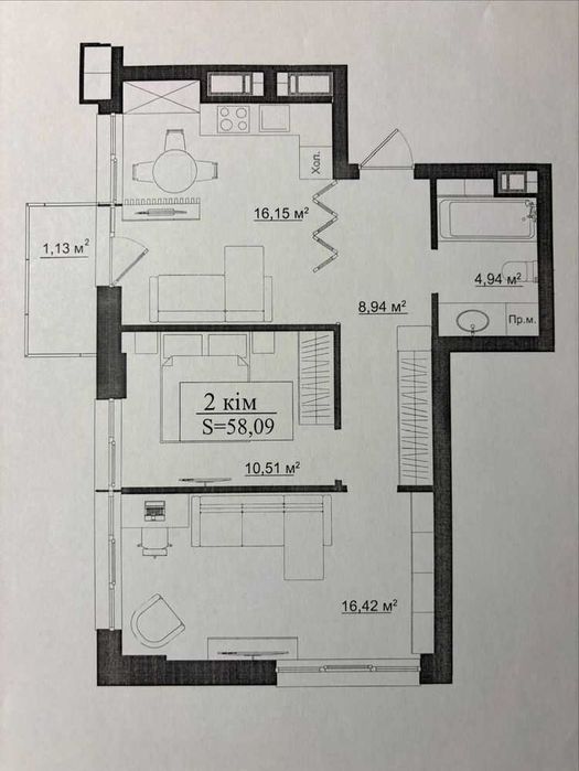 Квартира на вул. Панаса Мирного в Івано-Франківську, ID 398953, фото №2