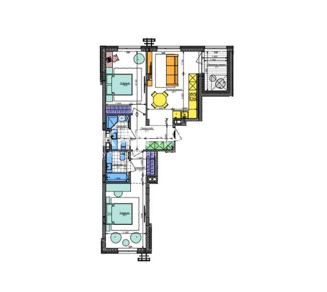 Квартира на вул. Братів Шеметів, 8 в Києві, ID 399328, фото №2