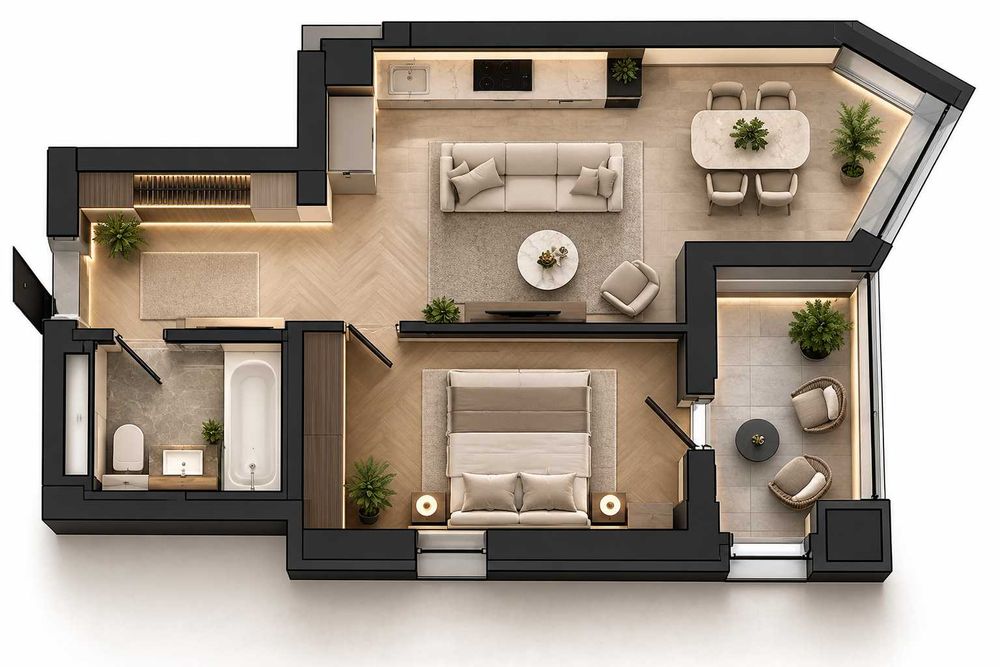 Квартира на ЖК "Nordica Residence" в Києві, ID 400689, фото №3