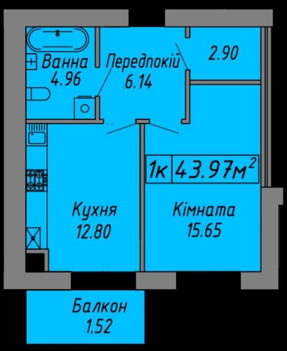 Квартира на ЖК Скандинавія в Івано-Франківську, ID 400388, фото №2