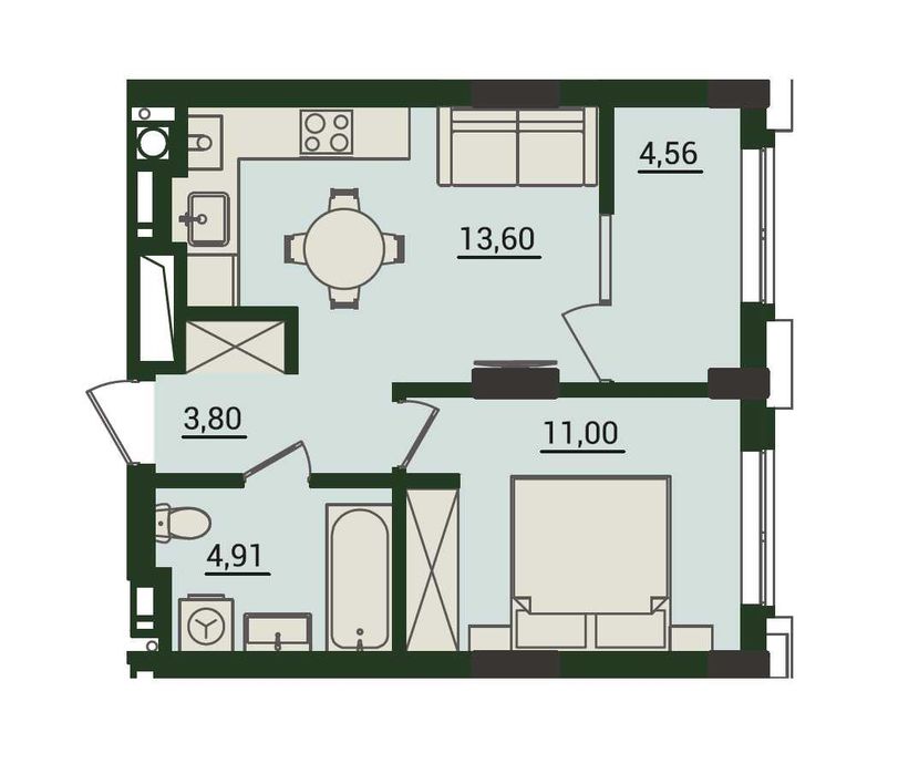 Квартира на Франківський в Львові, ID 399850, фото №2