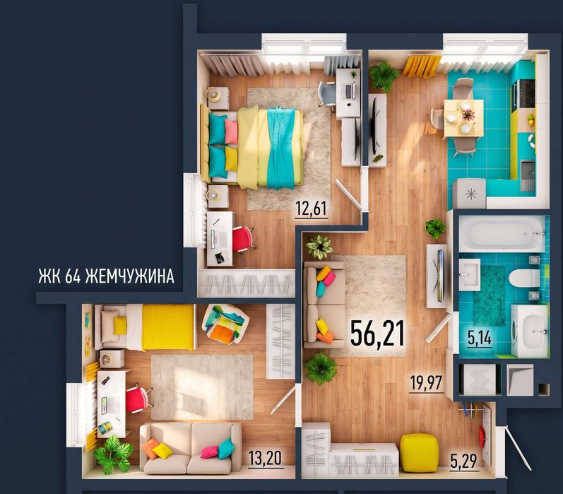Квартира на вул. Краснова в Одесі, ID 400439, фото №2
