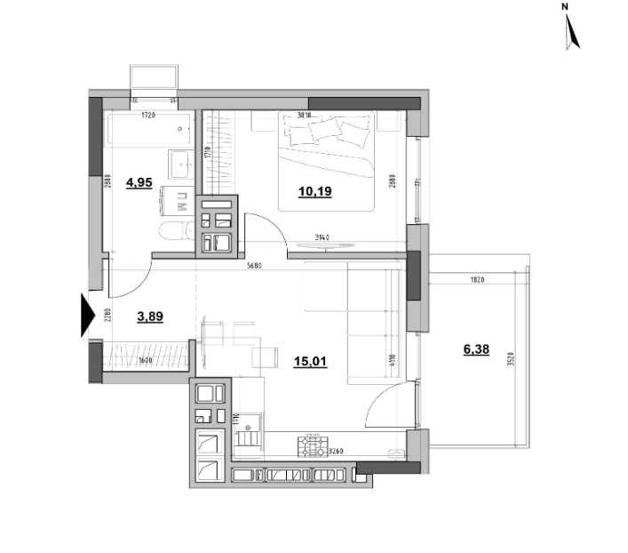 Квартира на вул. Рудненська в Львові, ID 401148, фото №3