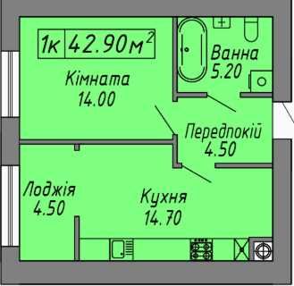 Квартира на ЖК Скандинавія в Івано-Франківську, ID 402866, фото №4