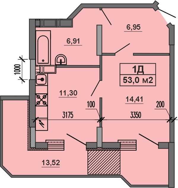 Квартира на вул. Гоголя, 204 в Черкасах, ID 402784, фото №2