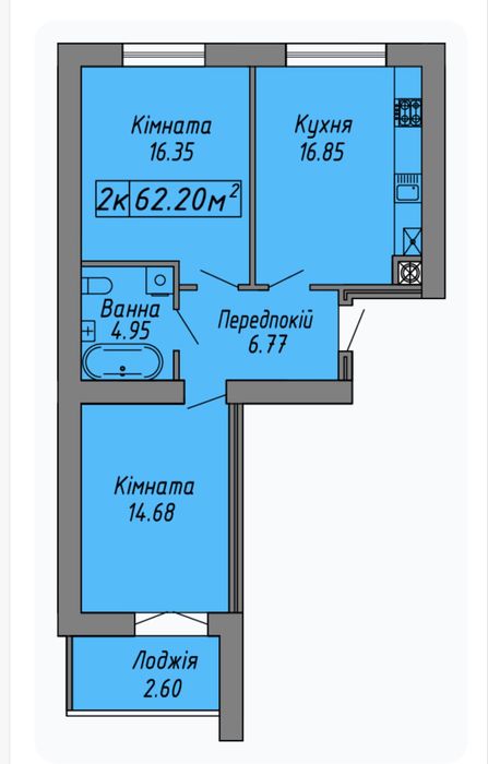 Квартира на ЖК «Скандинавія» в Івано-Франківську, ID 402740, фото №4