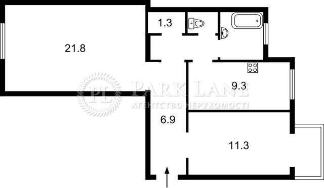 Квартира на просп. Лобановського в Києві, ID 402512, фото №4
