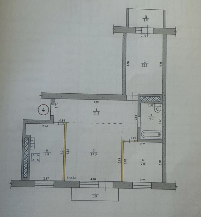 Квартира на вул. Тополина, 13, ID 402362, фото №1